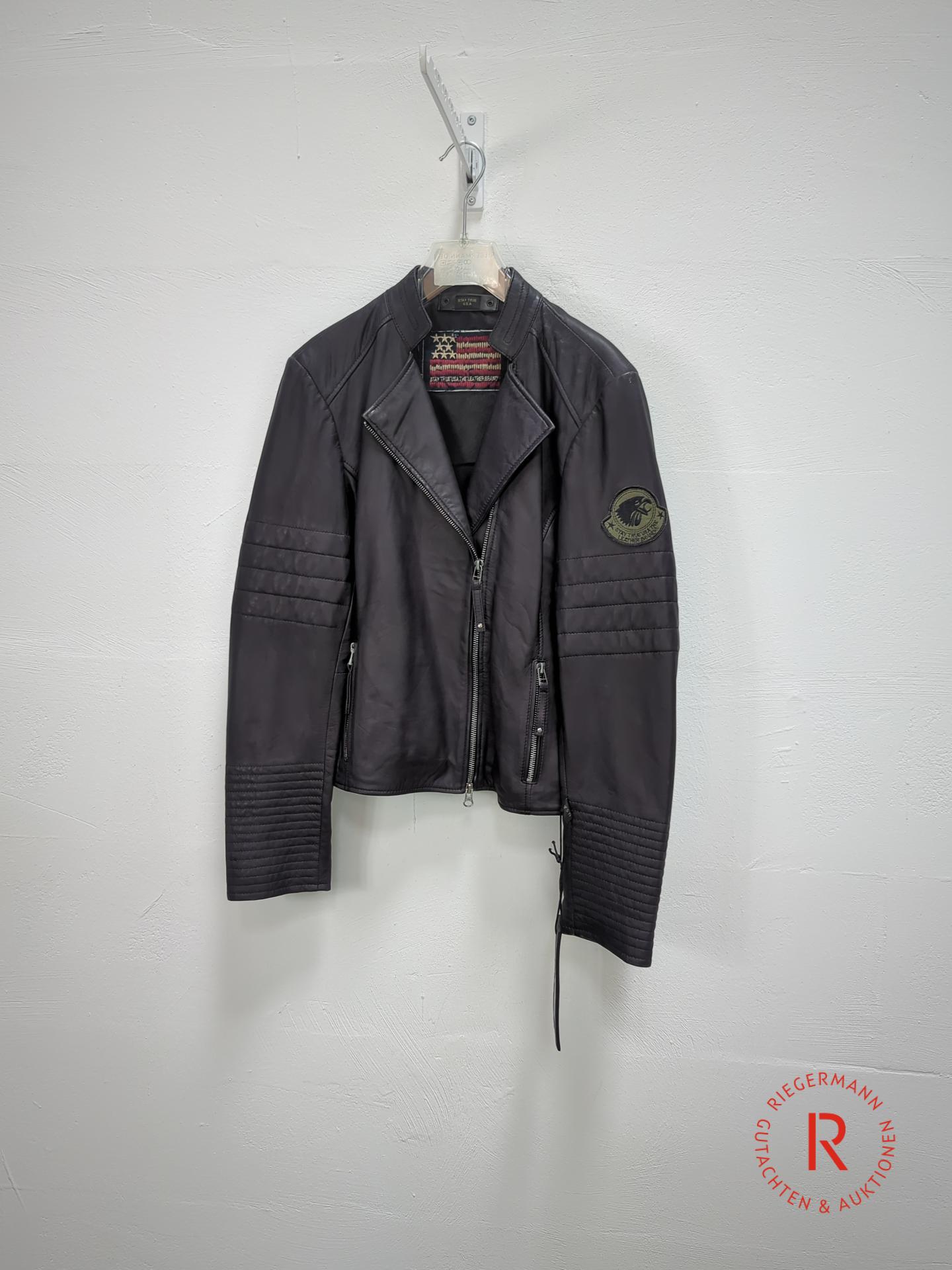 DAMEN LEDERJACKE GRÖSSE 38